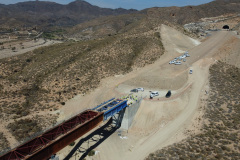 Finalización del tablero viaducto de Los Feos